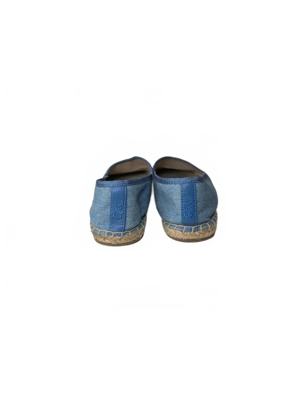 Circus by Sam Edelman Blue Denim Espadrille Flats Size 8